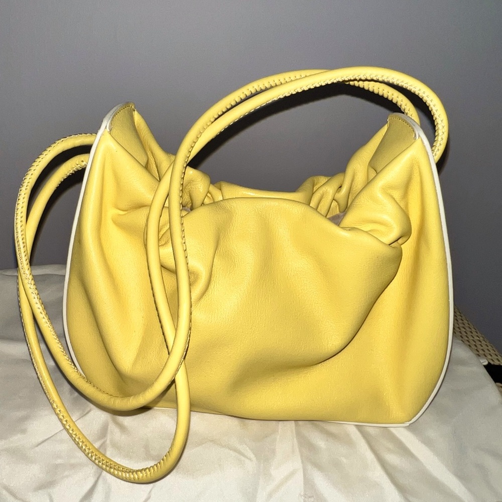 Staud Yellow Leather Women's Bag